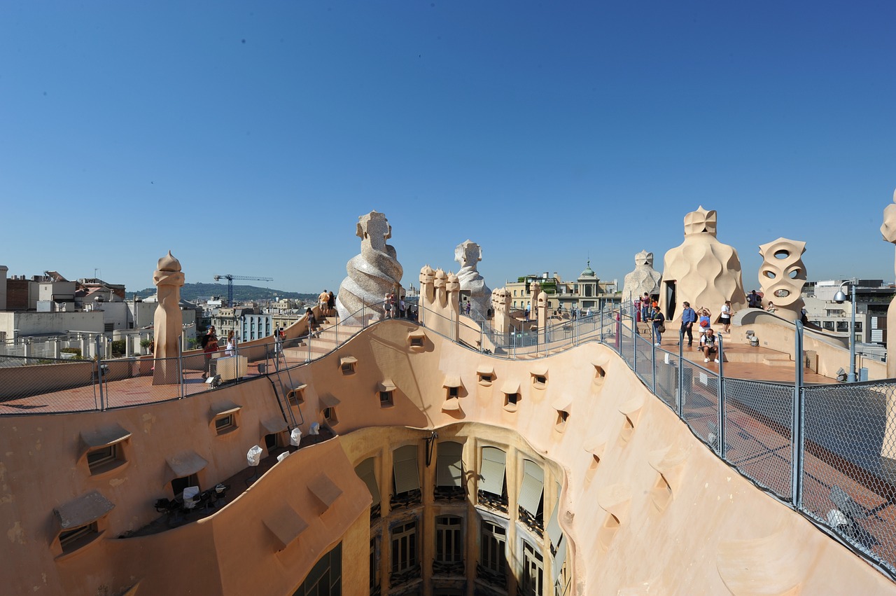 La azotea de la Pedrera de Gaudí