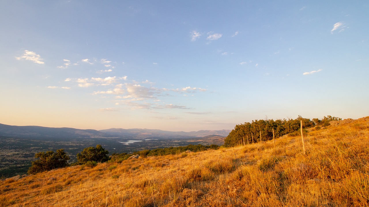 Mirador con vistas a la casa de campo