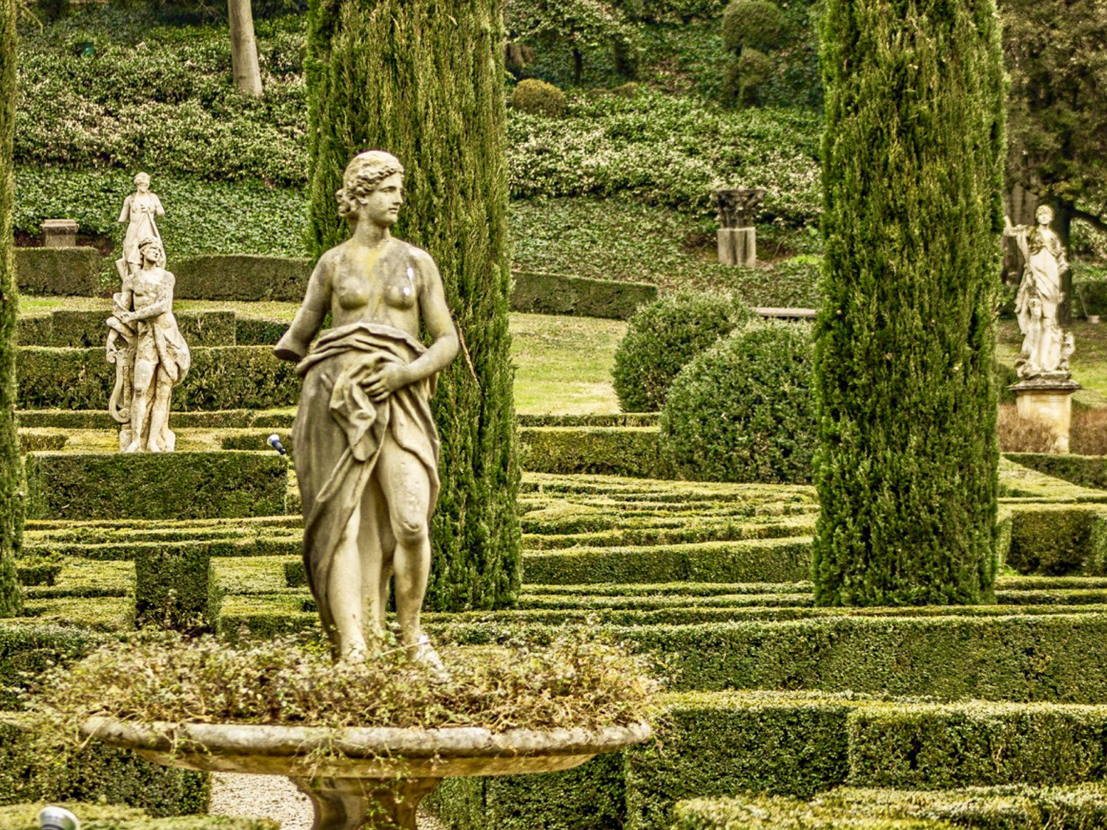 Lugares a visitar en el jardín